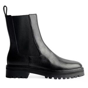 New Reformation Katerina 30mm Leather Chelsea Boots
